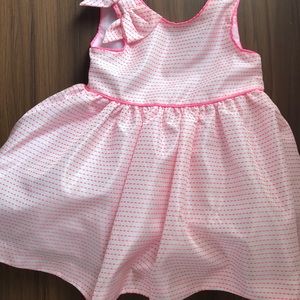 Bright Pink thread detailed occasion dress